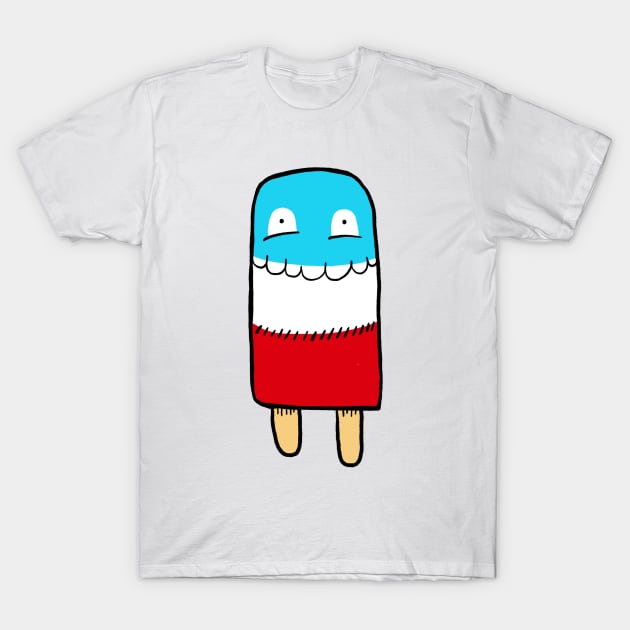 Ice Pop Person T-Shirt by chawlie